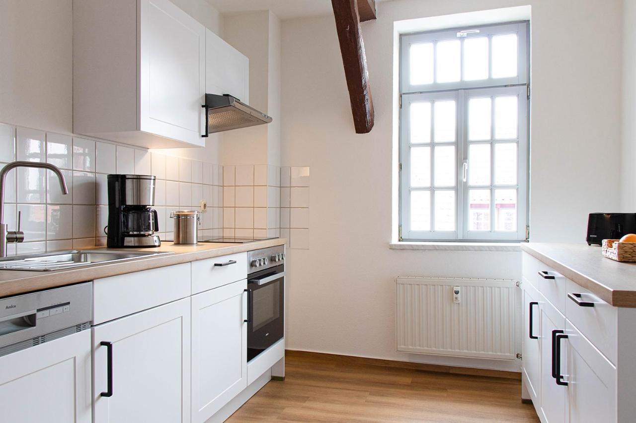 Ferienwohnungen Bunter Hof 奎德林堡 外观 照片