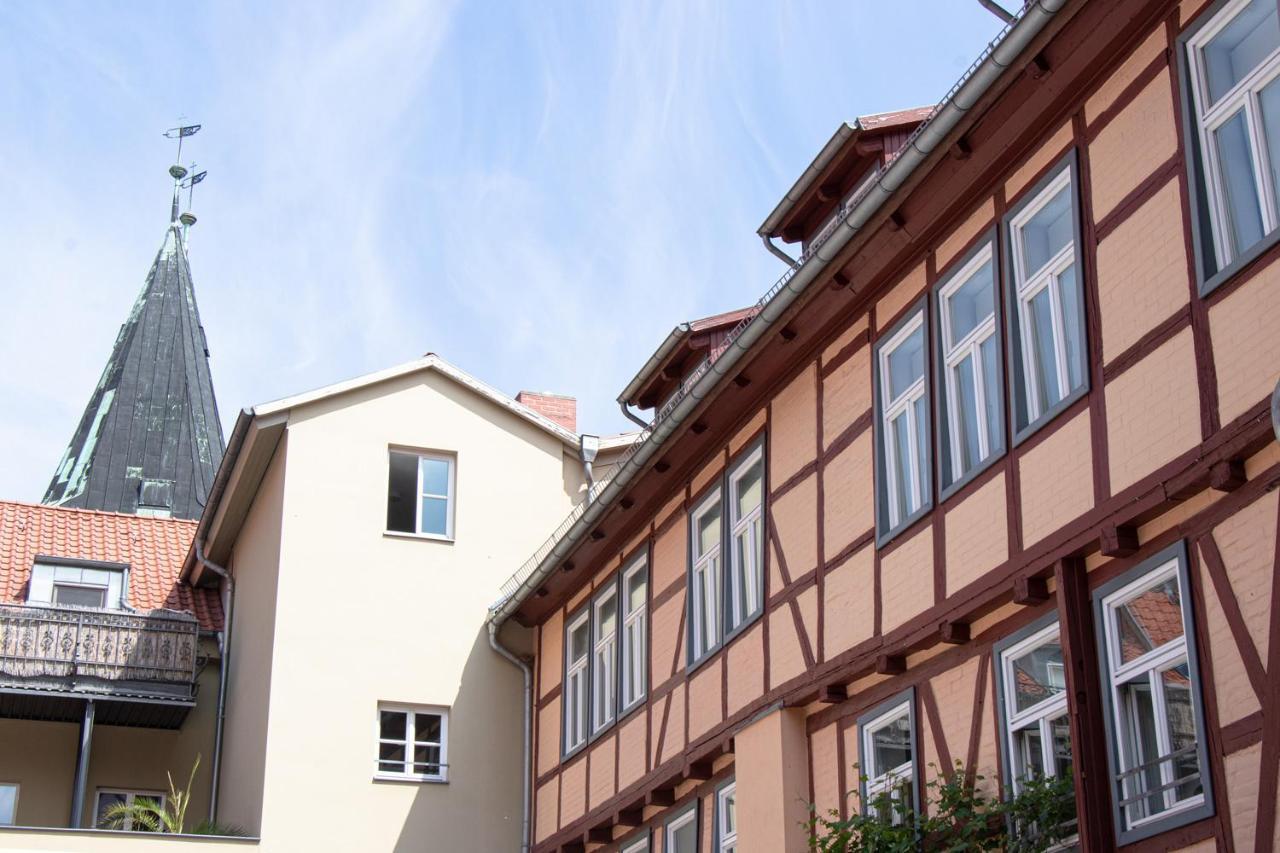 Ferienwohnungen Bunter Hof 奎德林堡 外观 照片